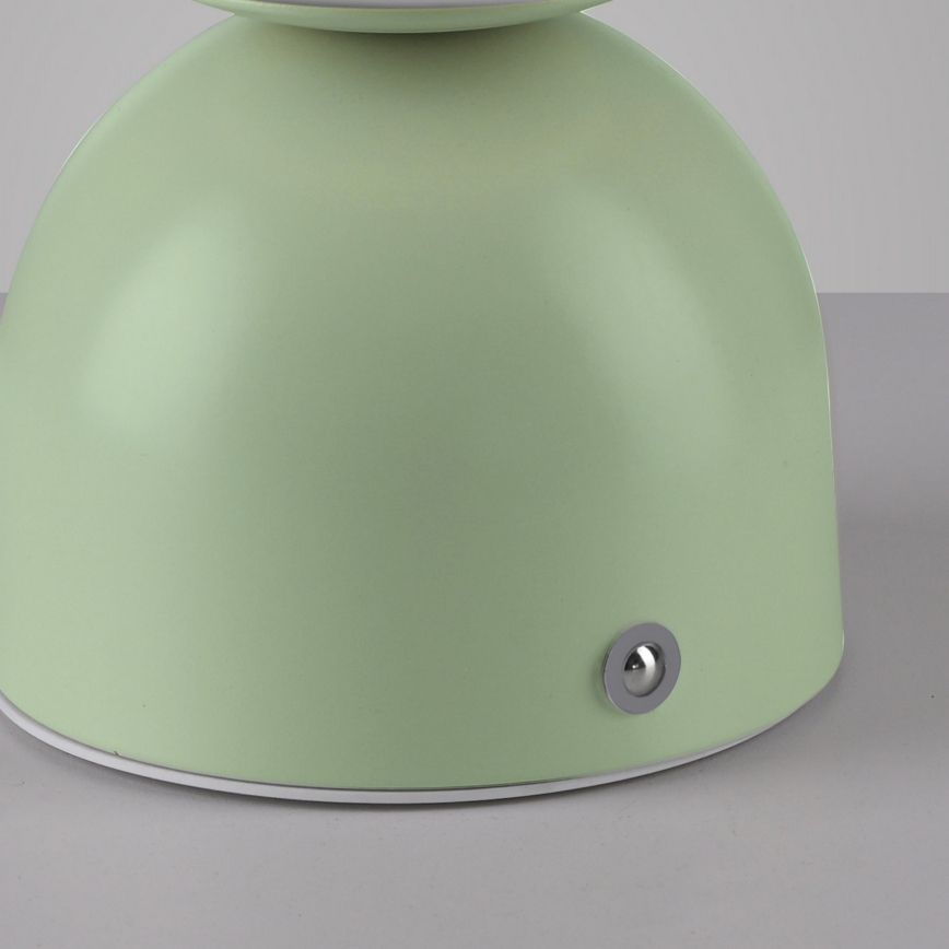 Schöner Wohnen 19218-43 - Ρυθμιζόμενη επιτραπέζια επαναφορτιζόμενη λάμπα LED με έλεγχο αφής RUDI LED/1,2W/5V 3000-6000K 1200 mAh πράσινη