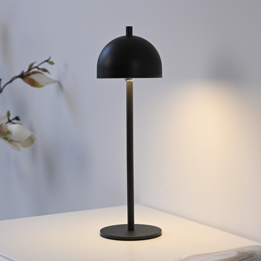 Schöner Wohnen 19244-18 - Επιτραπέζιο φωτιστικό εξωτερικού χώρου BELLIS LED, ρυθμιζόμενο με λειτουργία αφής, επαναφορτιζόμενο, 2,5W/5V, 2600 mAh, IP54, μαύρο