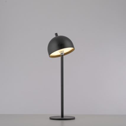 Schöner Wohnen 19244-18 - Επιτραπέζιο φωτιστικό εξωτερικού χώρου BELLIS LED, ρυθμιζόμενο με λειτουργία αφής, επαναφορτιζόμενο, 2,5W/5V, 2600 mAh, IP54, μαύρο