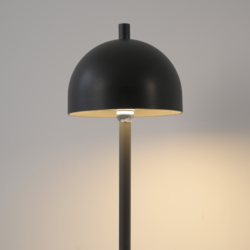 Schöner Wohnen 19244-18 - Επιτραπέζιο φωτιστικό εξωτερικού χώρου BELLIS LED, ρυθμιζόμενο με λειτουργία αφής, επαναφορτιζόμενο, 2,5W/5V, 2600 mAh, IP54, μαύρο