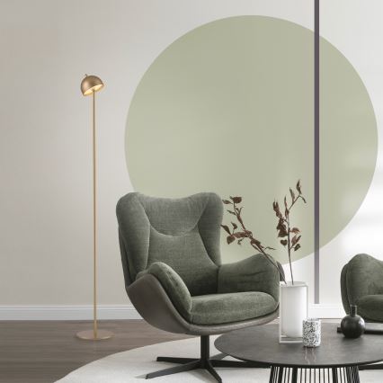 Schöner Wohnen 19245-12 - Εξωτερικό επιδαπέδιο φωτιστικό LED BELLIS, ρυθμιζόμενης φωτεινότητας, επαναφορτιζόμενο με λειτουργία αφής, LED/2,5W/5V 2600 mAh IP54 χρυσό