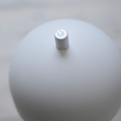 Schöner Wohnen 19245-16 - Επαναφορτιζόμενο εξωτερικό επιδαπέδιο φωτιστικό LED με έλεγχο αφής και ρύθμιση φωτεινότητας BELLIS LED/2,5W/5V 2600 mAh IP54 λευκό