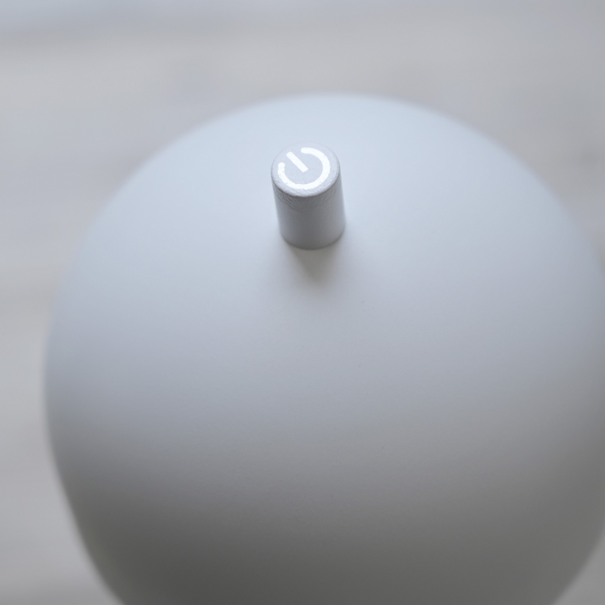 Schöner Wohnen 19245-16 - Επαναφορτιζόμενο εξωτερικό επιδαπέδιο φωτιστικό LED με έλεγχο αφής και ρύθμιση φωτεινότητας BELLIS LED/2,5W/5V 2600 mAh IP54 λευκό