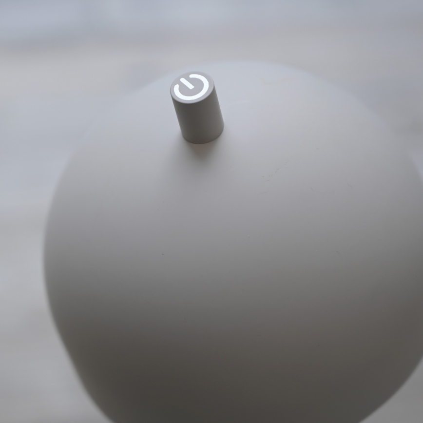 Schöner Wohnen 19245-39 - LED ρυθμιζόμενη, με έλεγχο αφής, επαναφορτιζόμενη επιδαπέδια λάμπα εξωτερικού χώρου BELLIS LED/2,5W/5V 2600 mAh IP54 γκρι