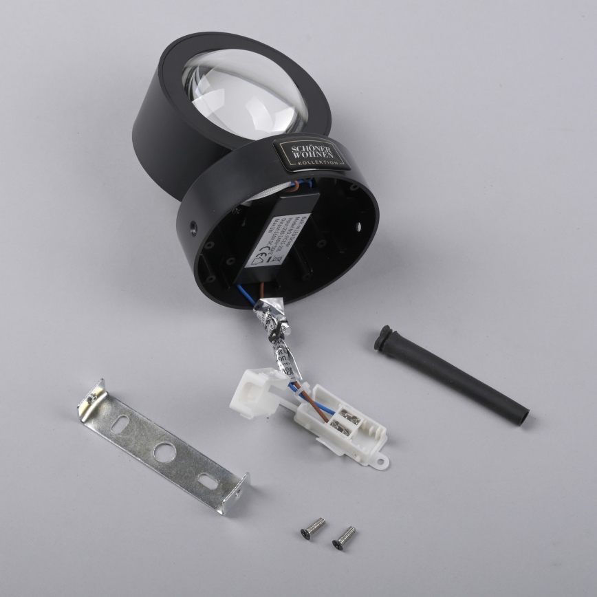 Schöner Wohnen 19331-18 - Φωτιστικό τοίχου LED CHIA 2xLED/2W/230V μαύρο