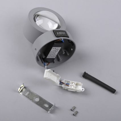 Schöner Wohnen 19331-21 - Επιτοίχιο φωτιστικό LED CHIA 2xLED/2W/230V ανθρακί