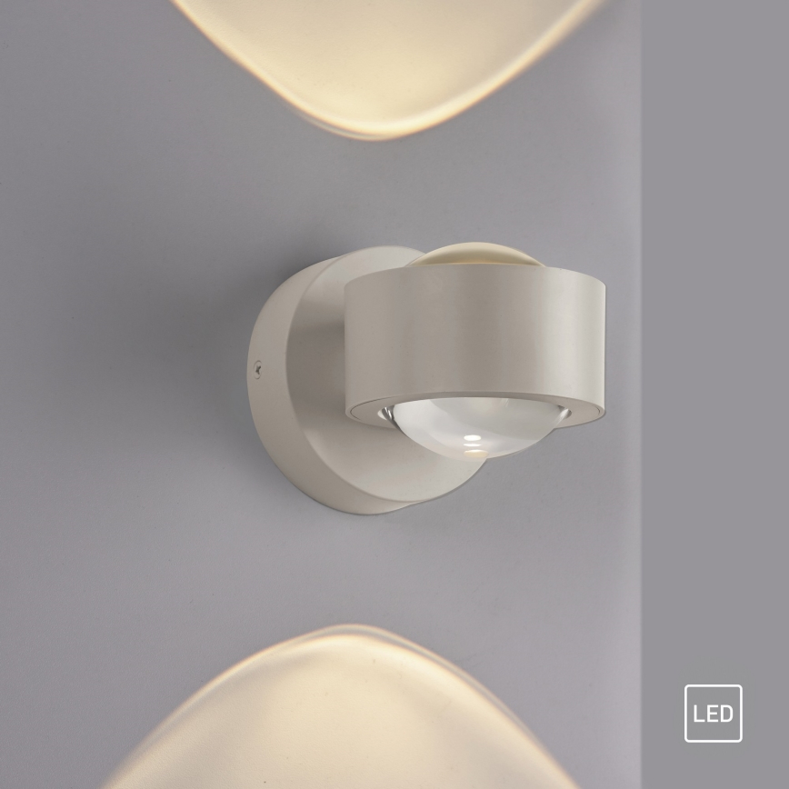 Schöner Wohnen 19331-39 - Επιτοίχιο φωτιστικό LED CHIA 2xLED/2W/230V γκρι