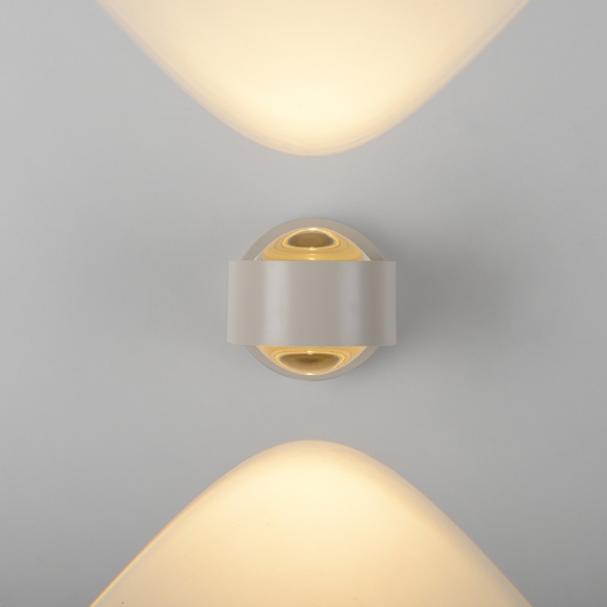 Schöner Wohnen 19331-39 - Επιτοίχιο φωτιστικό LED CHIA 2xLED/2W/230V γκρι