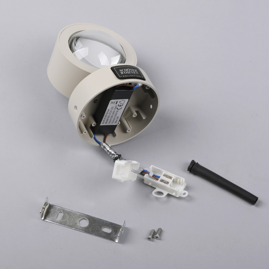 Schöner Wohnen 19331-39 - Επιτοίχιο φωτιστικό LED CHIA 2xLED/2W/230V γκρι