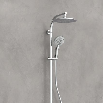 Schütte 60046 - Σετ ντους με θερμοστατική μπαταρία MADURA FRESH σε γυαλιστερό χρώμιο