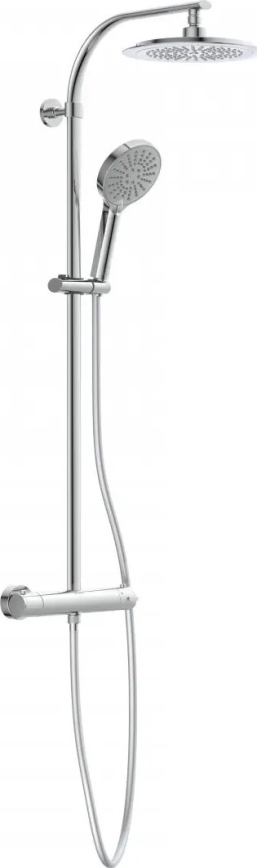 Schütte 60046 - Σετ ντους με θερμοστατική μπαταρία MADURA FRESH σε γυαλιστερό χρώμιο