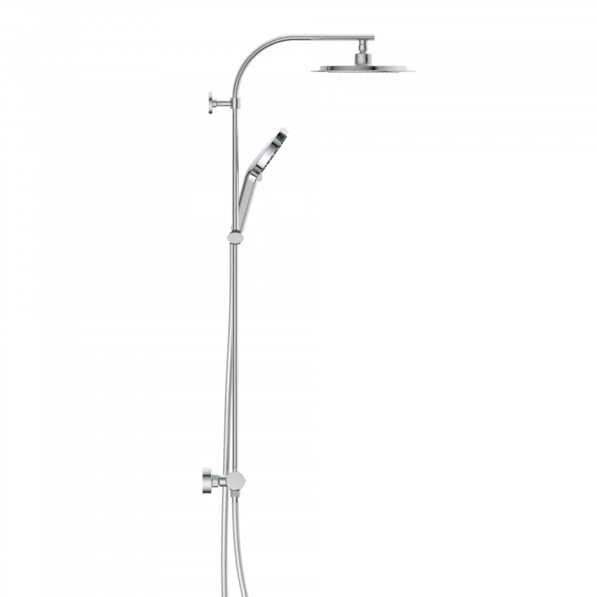 Schütte 60046 - Σετ ντους με θερμοστατική μπαταρία MADURA FRESH σε γυαλιστερό χρώμιο