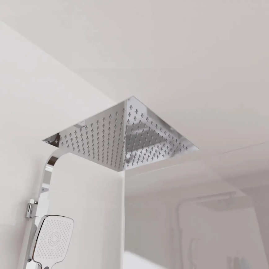 Schütte 60530 - Σετ ντους OCEAN με θερμοστατική μπαταρία, γυαλισμένο χρώμιο