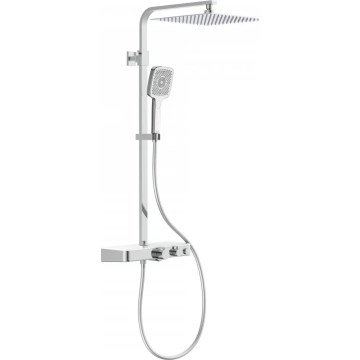 Schütte 60530 - Σετ ντους OCEAN με θερμοστατική μπαταρία, γυαλισμένο χρώμιο