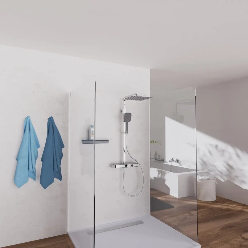 Schütte 60531 - Σετ ντους με θερμοστατική μπαταρία OCEAN, γυαλιστερό χρώμιο/ανθρακί