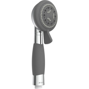 Schütte 60971 - Χειρολαβή ντους VITAL γυαλιστερό χρώμιο/γκρι