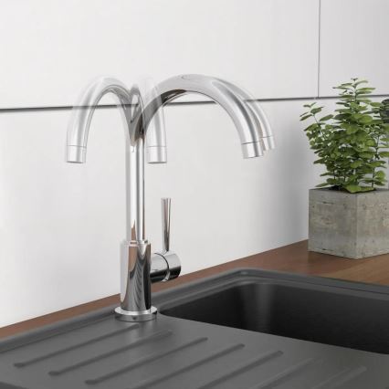 Schütte 79119 - Μπαταρία νεροχύτη CORNWALL σε γυαλισμένο χρώμιο