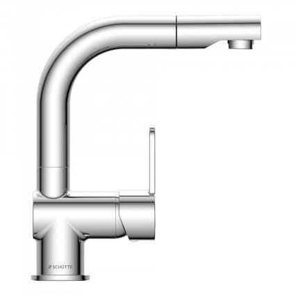 Schütte 79710 - Μπαταρία νεροχύτη με αποσπώμενη κεφαλή ψεκασμού LONDON, σε γυαλιστερό χρώμιο