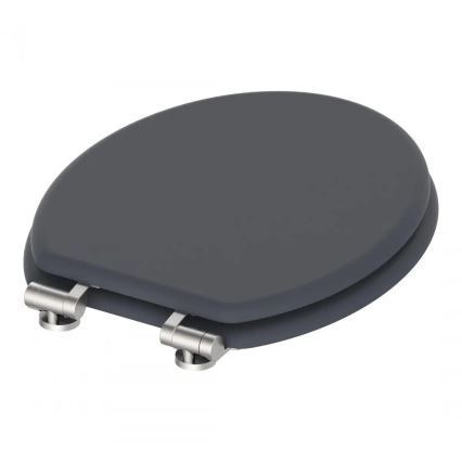 Schütte 80104 - Κάλυμμα λεκάνης SPIRIT ανθρακί SoftClose, κατασκευή από MDF (ξύλο)