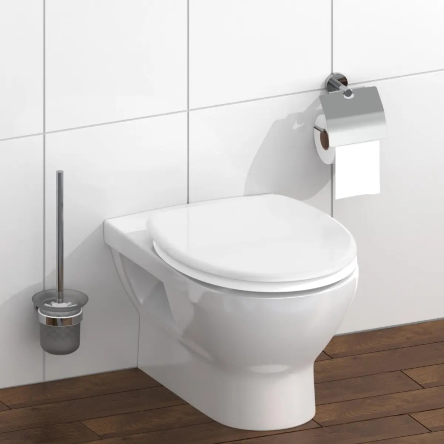 Schütte 82100-A - Κάθισμα WC λευκό με SoftClose από Duroplast