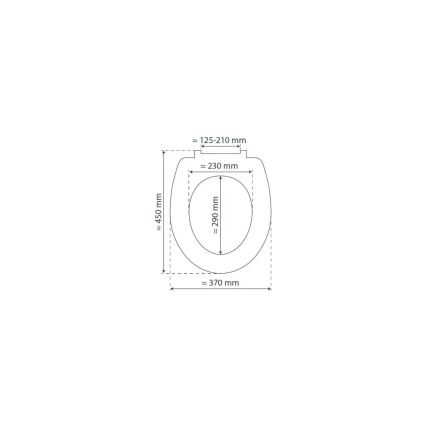 Schütte 82100-A - Κάθισμα WC λευκό με SoftClose από Duroplast