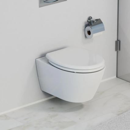 Schütte 82300-A - Κάθισμα τουαλέτας ΛΕΥΚΟ SoftClose από Duroplast