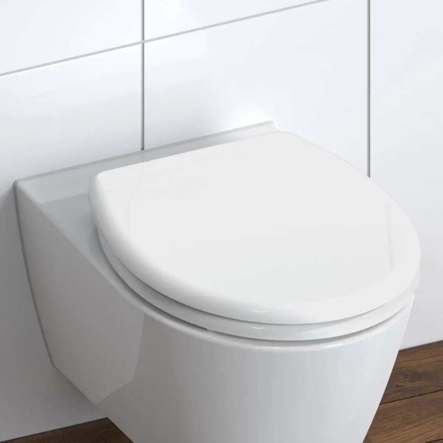 Schütte 82300-A - Κάθισμα τουαλέτας ΛΕΥΚΟ SoftClose από Duroplast