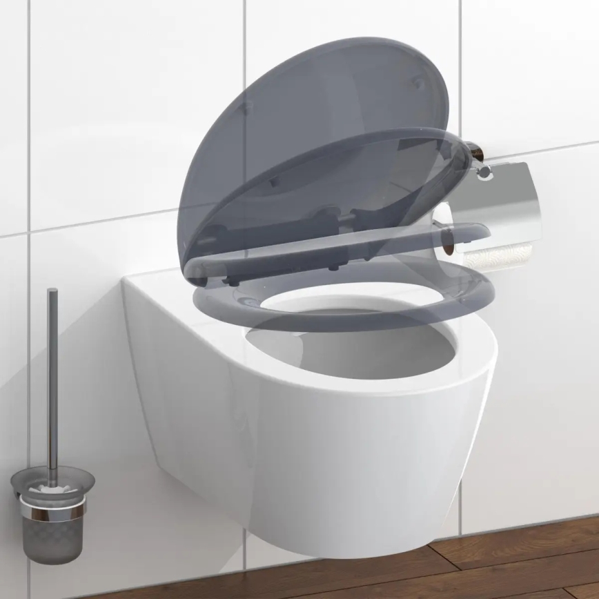 Schütte 82304-A - Κάθισμα τουαλέτας ανθρακί με SoftClose, από duroplast