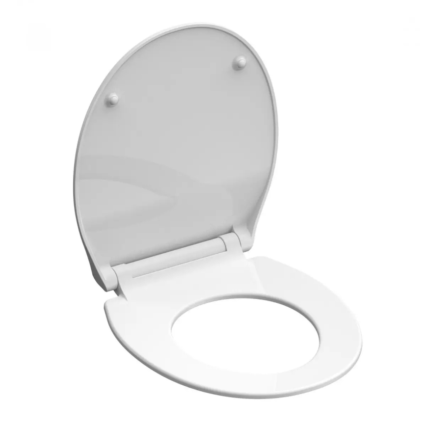 Schütte 82700 - Κάθισμα λεκάνης SLIM WHITE με SoftClose, Duroplast