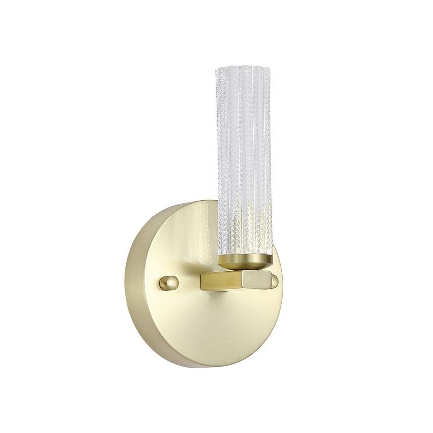 Searchlight - Ρυθμιζόμενο επιτοίχιο φωτιστικό μπάνιου ABERDEEN LED/7W/230V IP44 ορείχαλκος