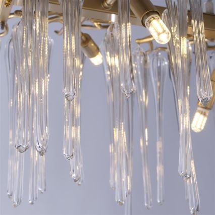 Searchlight - Κρεμαστό φωτιστικό με καλώδιο HERITAGE 10xG9/33W/230V