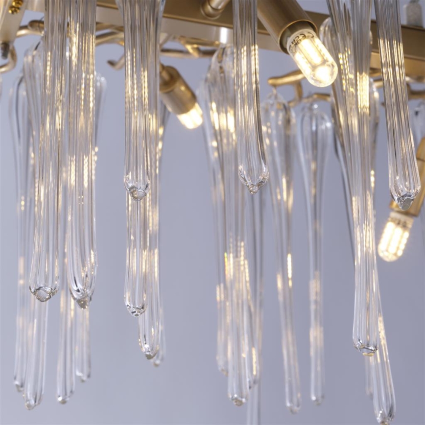 Searchlight - Κρεμαστό φωτιστικό με καλώδιο HERITAGE 10xG9/33W/230V