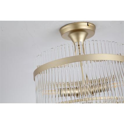 Searchlight - Κολλητό φωτιστικό οροφής LARA 3xE14/60W/230V