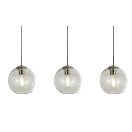 Searchlight - Κρεμαστό φωτιστικό οροφής PENDANT 3xE27/40W/230V ματ χρώμιο