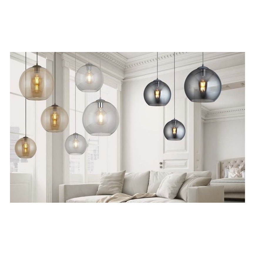 Searchlight - Πολύφωτο σε σχοινί BALL 1xE27/60W/230V μαύρο