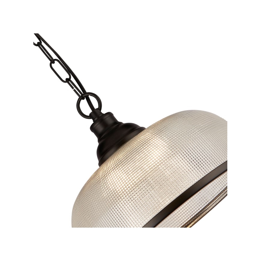 Searchlight - Πολύφωτο με αλυσίδα BISTRO 1xE27/60W/230V μαύρο