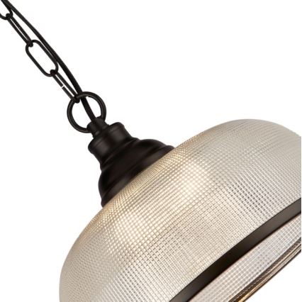 Searchlight - Πολύφωτο με αλυσίδα BISTRO 1xE27/60W/230V μαύρο