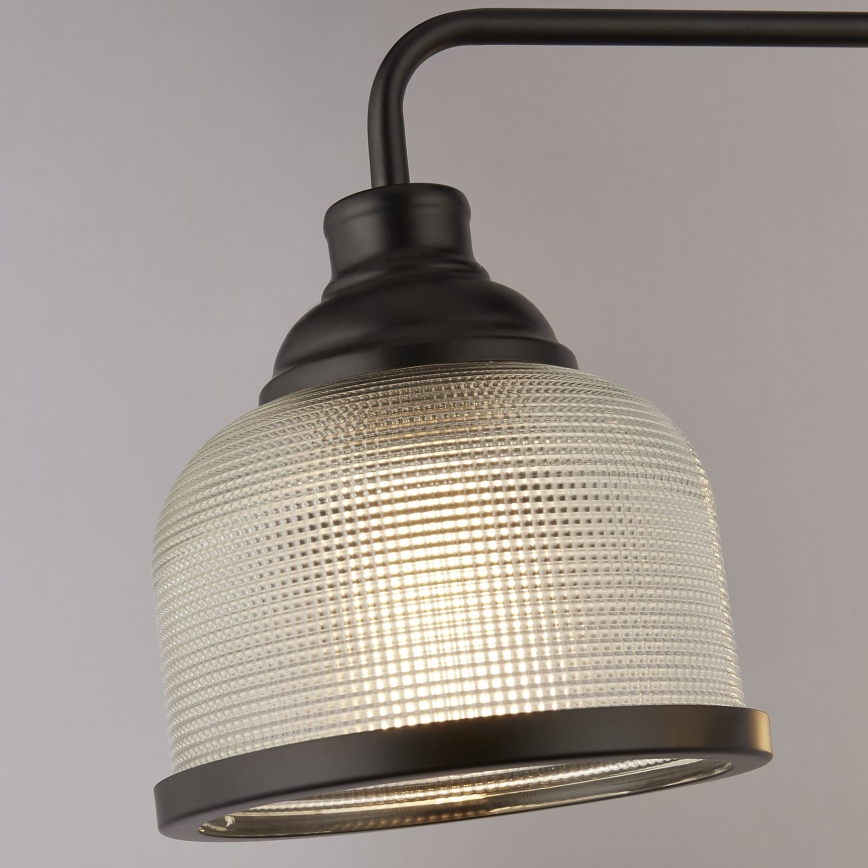 Searchlight - Πολύφωτο με αλυσίδα BISTRO 3xE27/60W/230V μαύρο