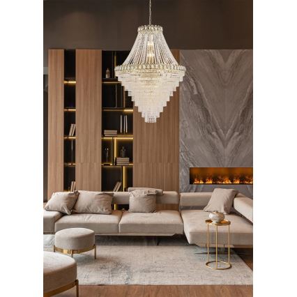 Searchlight - Πολυέλαιος με αλυσίδα LOUIS PHILLIPE 28xE14/60W/230V