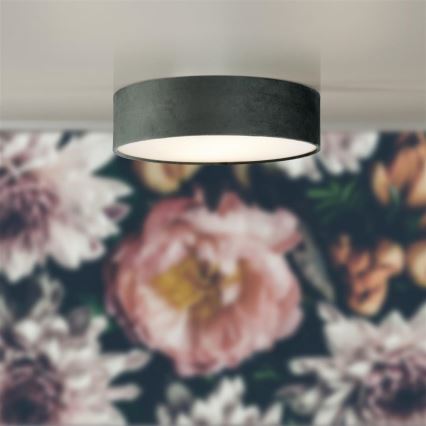 Searchlight - Φωτιστικό οροφής DRUM 3xE27/60W/230V γκρι