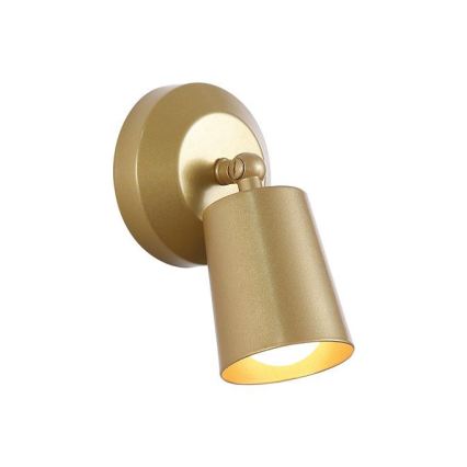 Searchlight - Ρυθμιζόμενο επαναφορτιζόμενο φωτιστικό τοίχου LED CONE LED/1,5W/5V, χρυσό