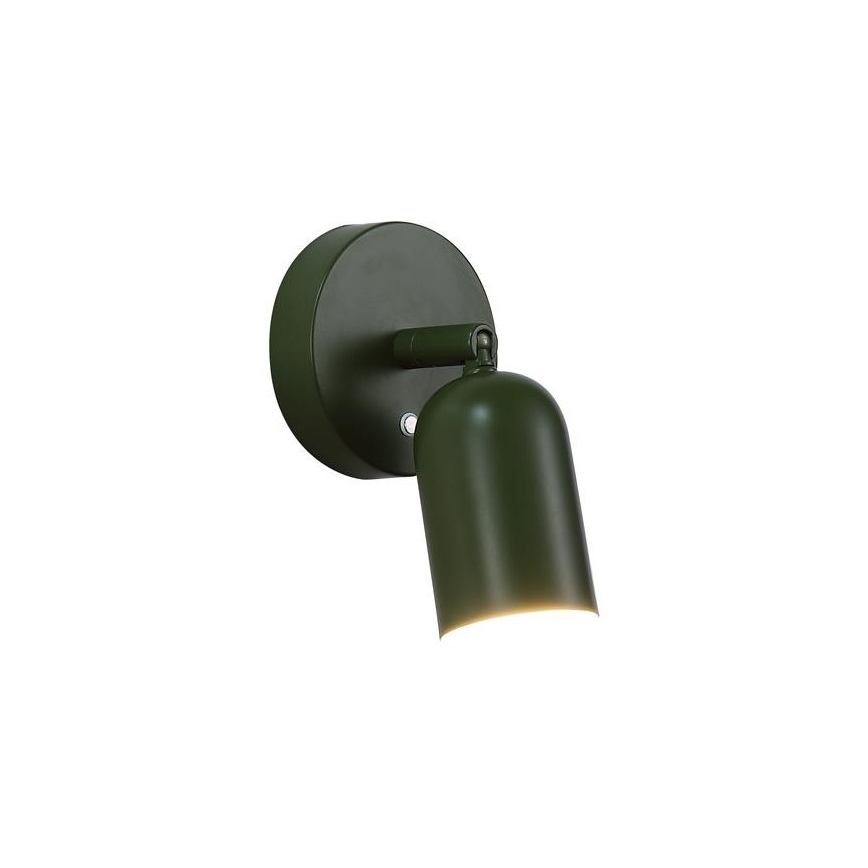 Searchlight - LED Ρυθμιζόμενο επαναφορτιζόμενο επιτοίχιο φωτιστικό CONE LED/1,5W/5V πράσινο