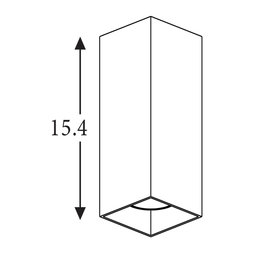 Searchlight - Επιτοίχιο φωτιστικό DON 2xGU10/10W/230V καφέ