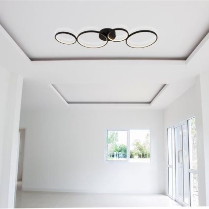 Searchlight - LED Πλαφονιέρα οροφής CIRQUE 4xLED/34W/230V
