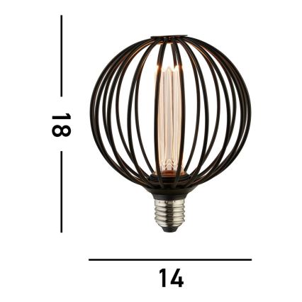 Searchlight - LED ρυθμιζόμενος διακοσμητικός λαμπτήρας GLOBE E27/4,5W/230V 2700K