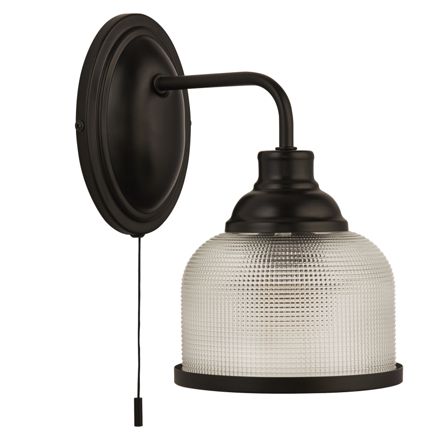 Searchlight - Λάμπα τοίχου BISTRO 1xE27/60W/230V μαύρο