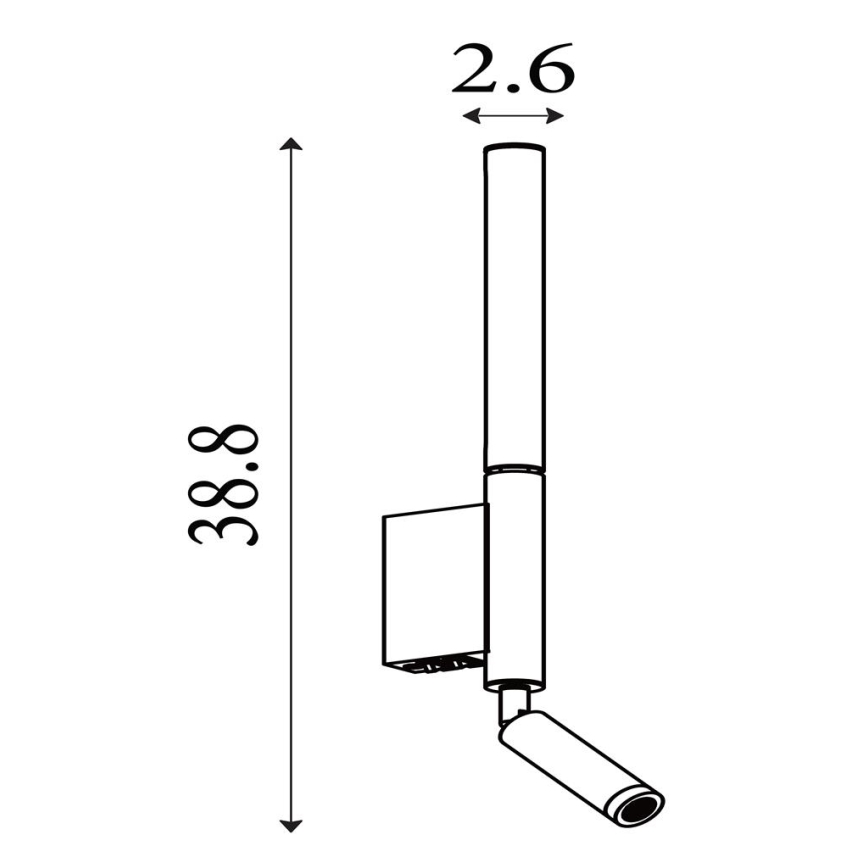 Searchlight - Σποτ φωτιστικό ARCHITECT LED/7W/230V μαύρο