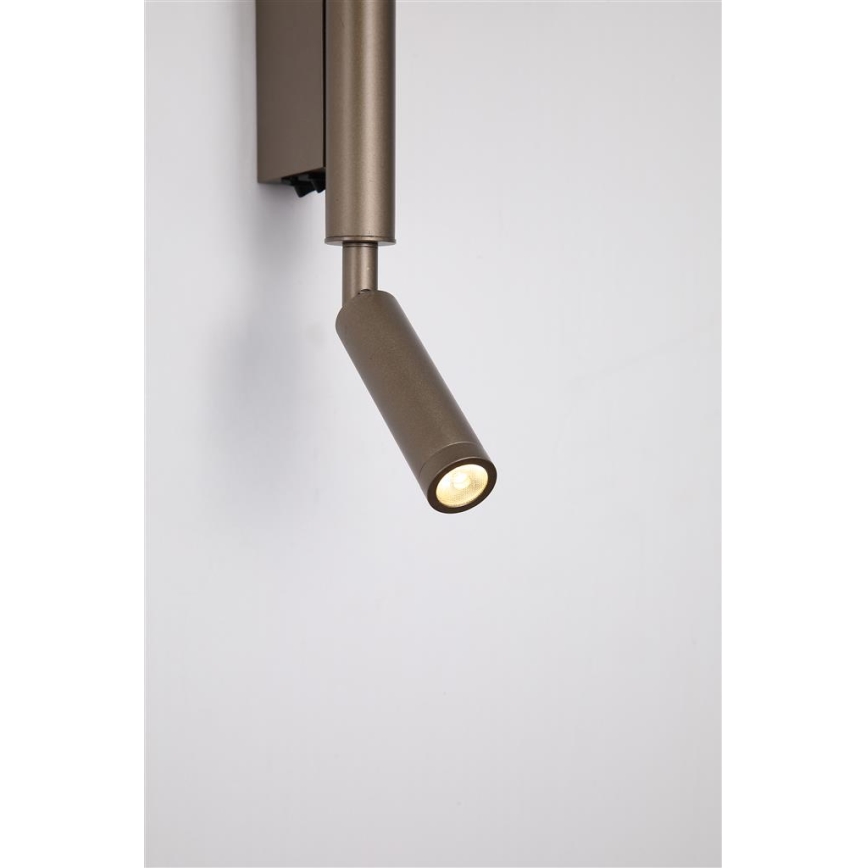 Searchlight - σποτ φωτιστικό ARCHITECT LED/7W/230V καφέ