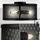Searchlight - Φως οροφής FISHNET 3xE27/60W/230V μαύρο