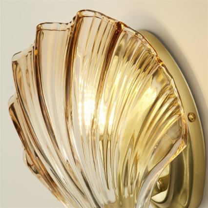 Searchlight - Επιτοίχιο φωτιστικό SHELL 1xG9/7W/230V καπνιστό